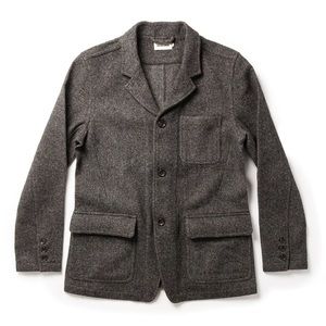 Taylor Stitch - Charcoal Birdseye Gibson Jacket - 44 actual - Wool Travel Blazer